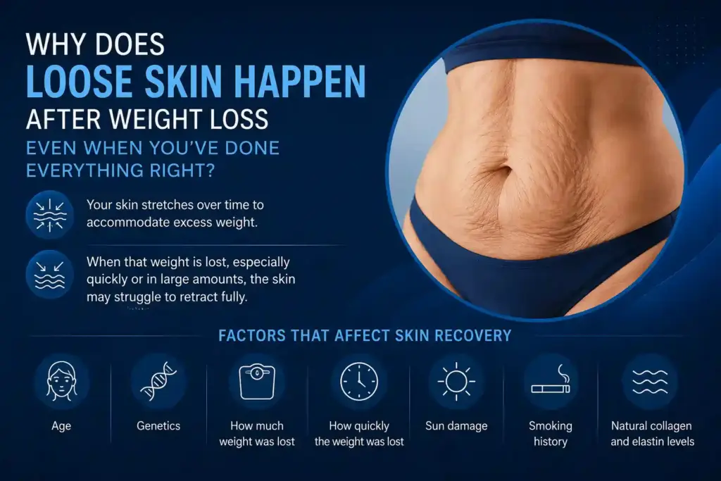 Why Does Loose Skin Happen After Weight Loss Even When You’ve Done Everything Right Shropshire?