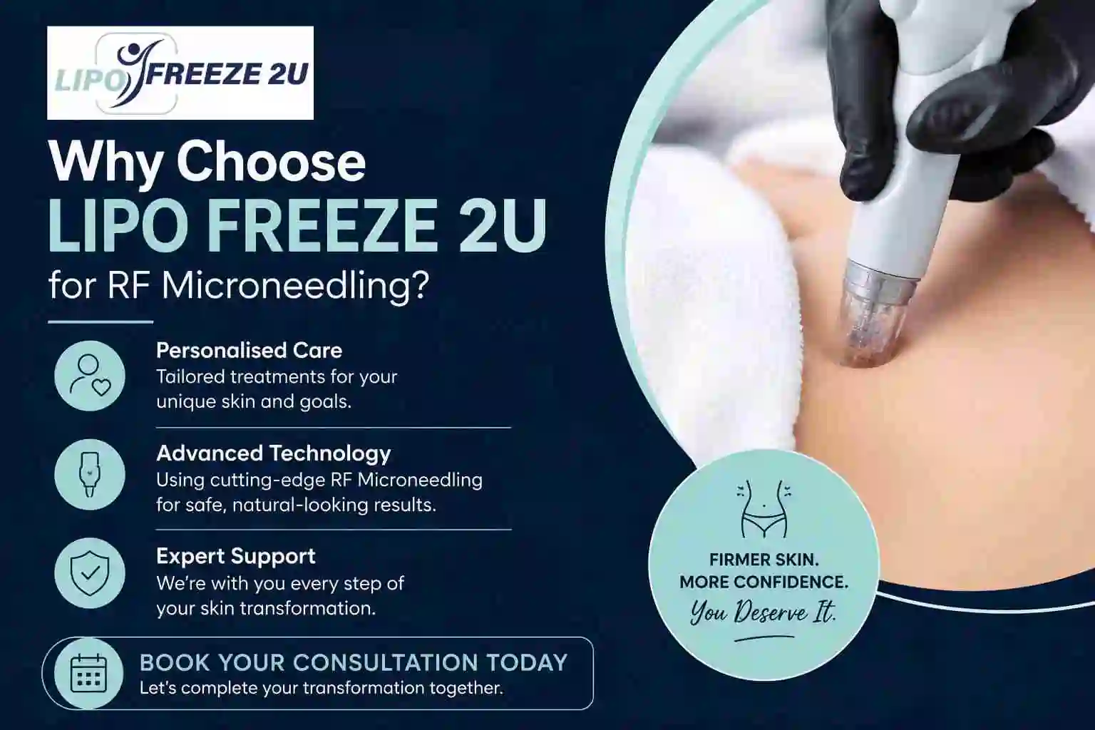 Why Choose LIPO FREEZE 2U for RF Microneedling Shropshire?