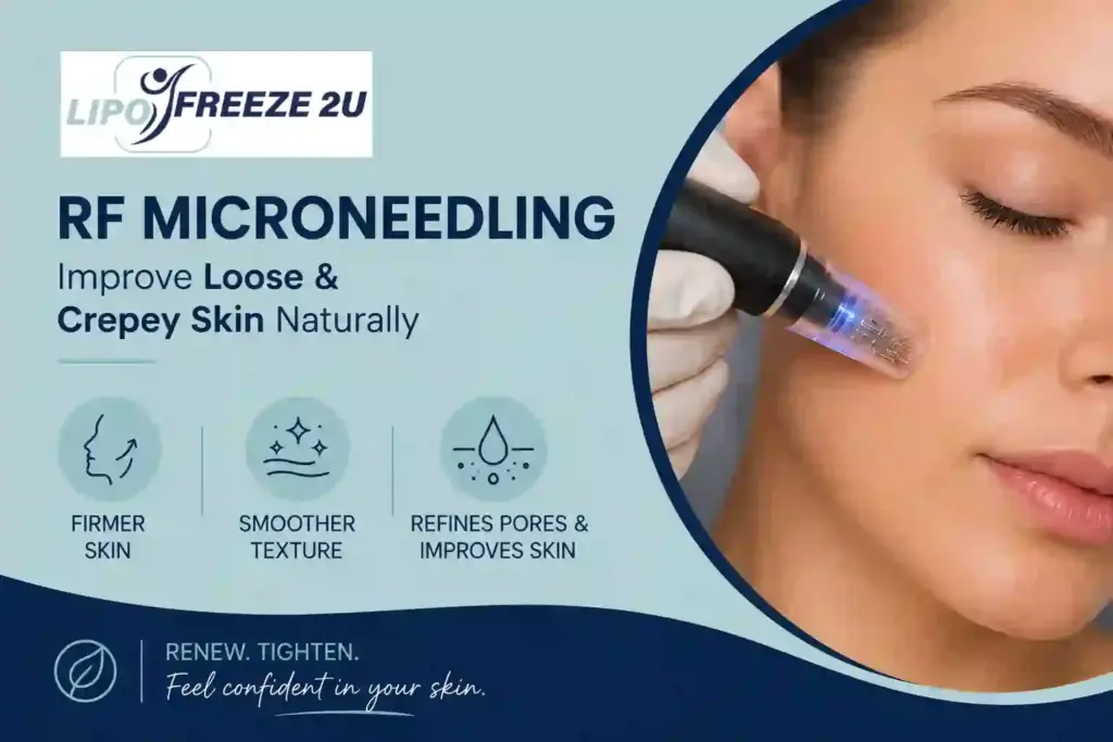 Can RF Microneedling Help Improve Loose and Crepey Skin Shropshire?